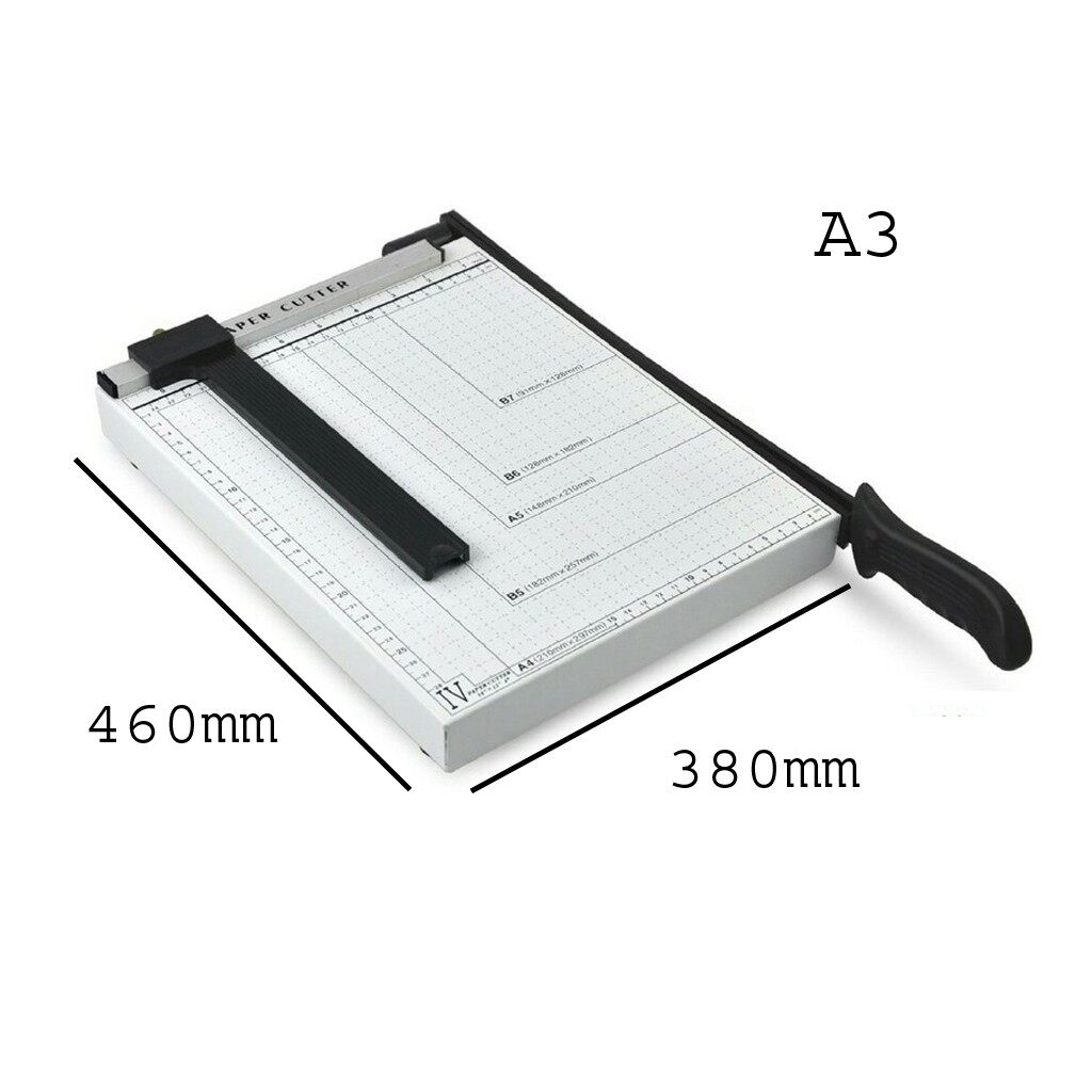 masterborong Paper Cutter Trimmer A4 A3 B4 Paper Cutting Machine Rotary Trimmer Potong Kertas