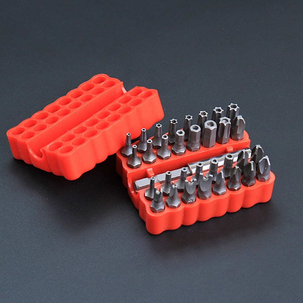 33 Chiếc Tuốc Nơ Vít Điện Đầu Rỗng/Rắn Cờ Lê Torx Bộ Đầu Mũi Khoan An Toàn