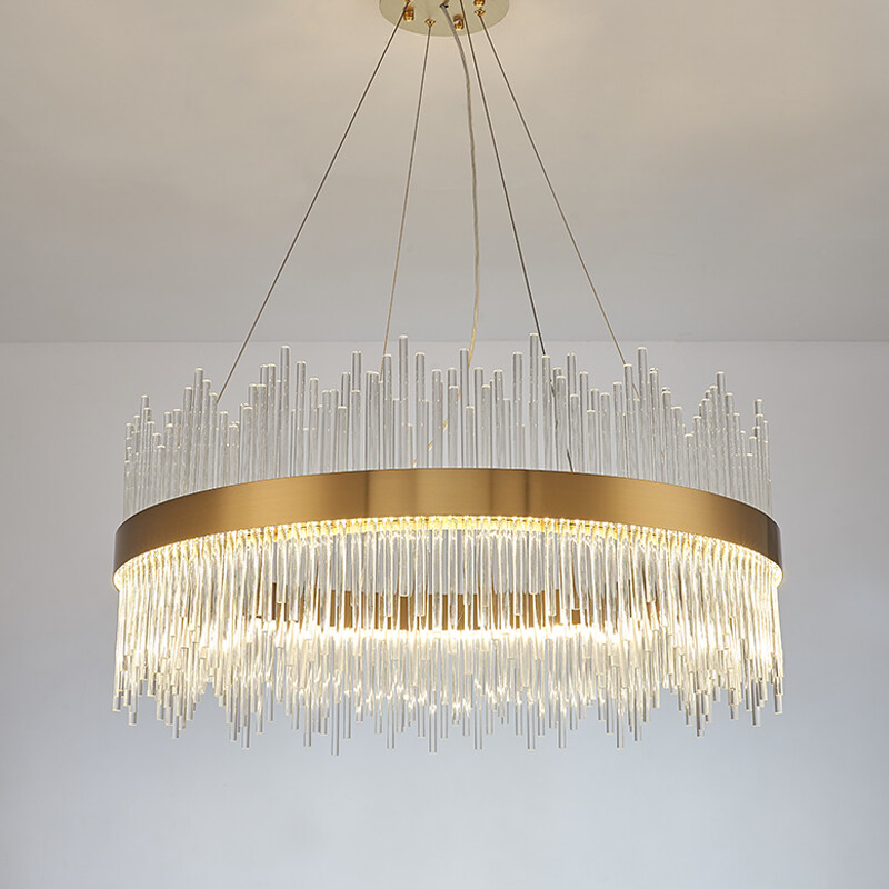 modern round chandelier