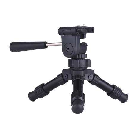 Portable Lightweight Tabletop Mini Tripod with Pan Tilt Head Max. Load 4.5kg for Nikon Canon Sony DSLR