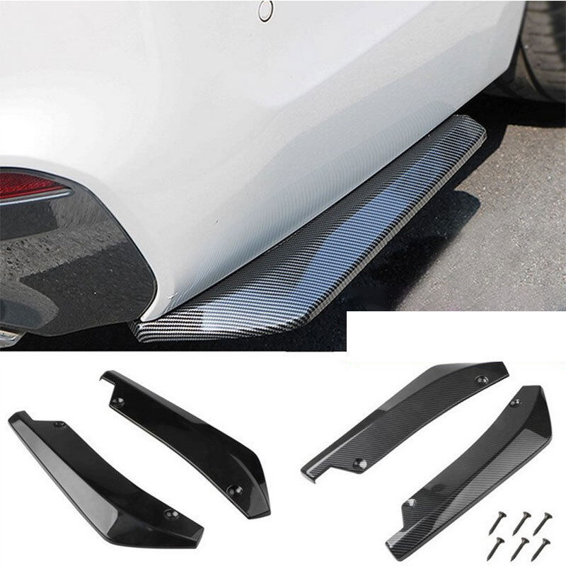 UI Xe Hơi Phổ Thông Hãm Xung Phía Sau Fin Canard Splitter Khuếch Tán Hóa Trị Spoiler Lip