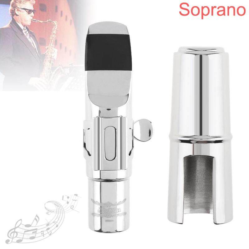 Soprano Saxophone Mouthpiece Nickelplated Copper Sax Mouth for Classical Jazz Music Size 6C / 7C Optional Malaysia