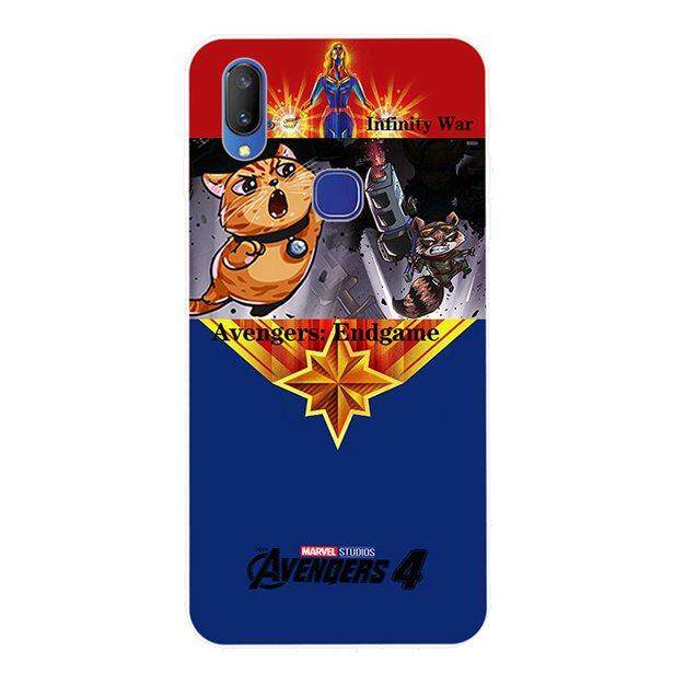 Avengers4 Pola-8 Lembut TPU Telepon Silikon Casing Belakang Penutup untuk VIVO V11i/Z3/Z3i