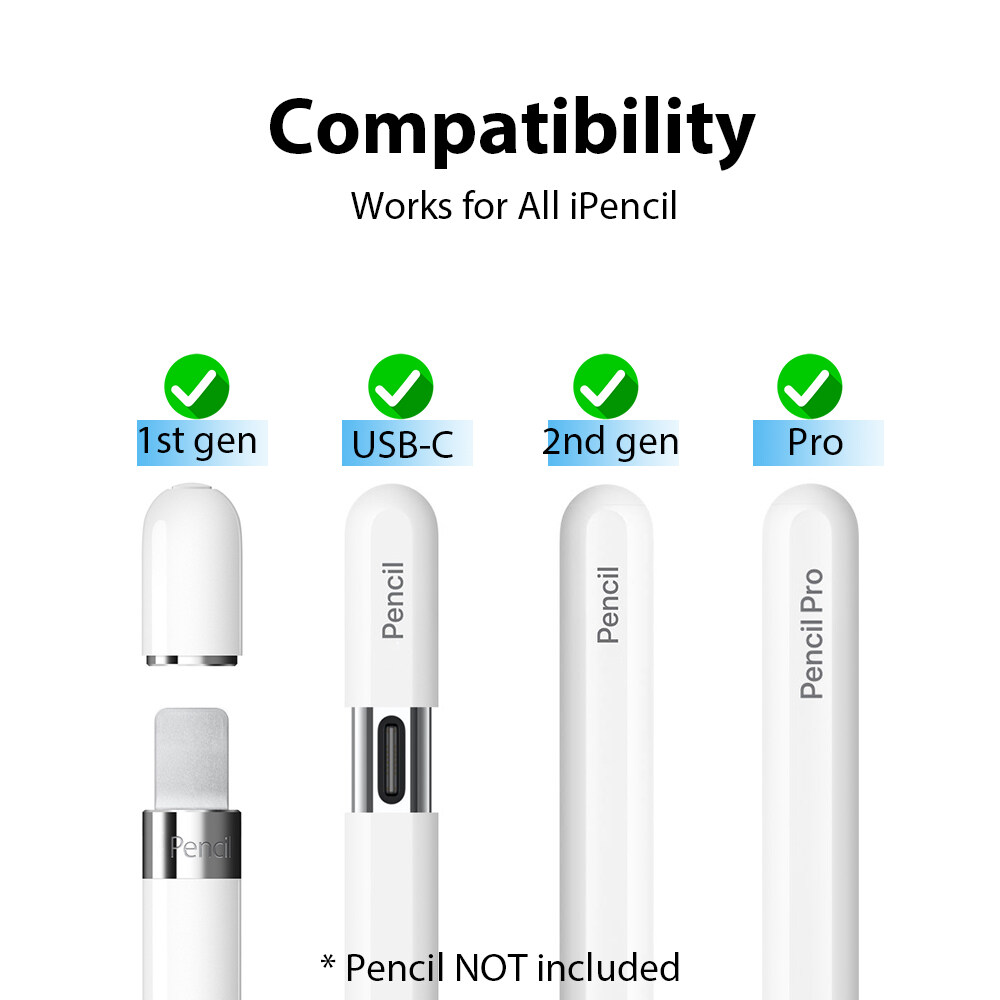 Usb C Apple Pencil 1st Gen Magnetic Pencil Tips Replacement Spare