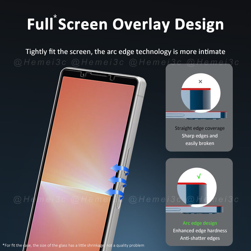For Sony Xperia 5 Mark V HD /  Matte  Full / Non-full Coverage Explosion-proof Tempered Glass Screen Protector