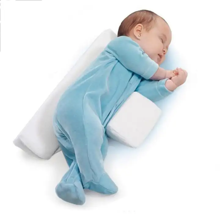 Withritty Anti Roll Newborn Baby Sleep Pillow Soft Non Odor Baby