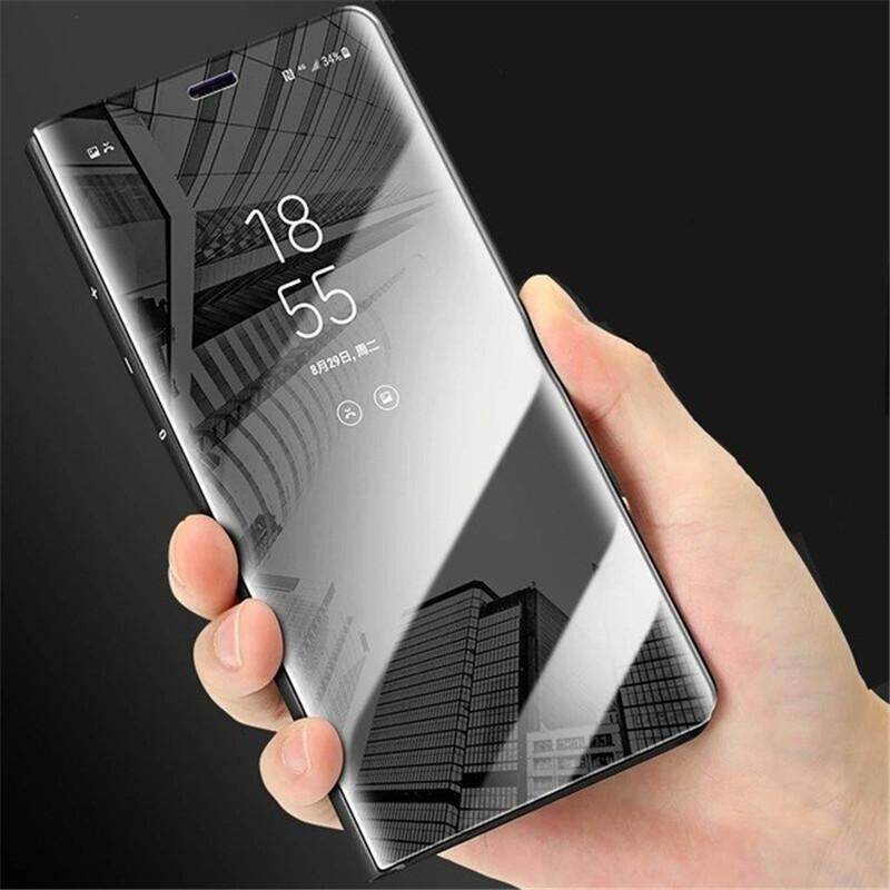 Clear View Mirror Case For Samsung Galaxy Note 9 / Note9 Leather Flip Stand Case Mobile Accessories Phone Cases Cover