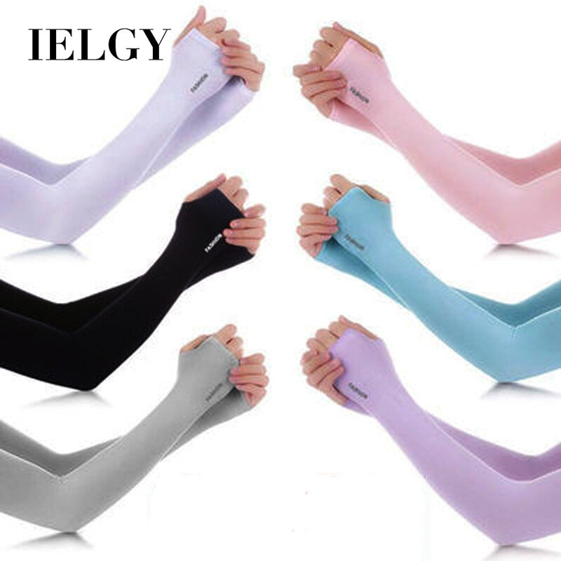 IELGY Ice Sleeve Sunscreen Ice Silk Sleeve Icy Summer Men and Women Driving Ice Sleeve Arm Guard