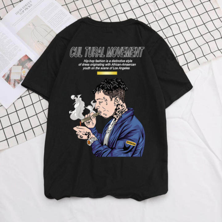 Men Oversized Streetwear Hip Hop T Shirts Fashion Korean Casual Loose Short Sleeve Highminds Clothing Couple Car Printed Tops – No Brand >>> top1shop >>> lazada.co.th