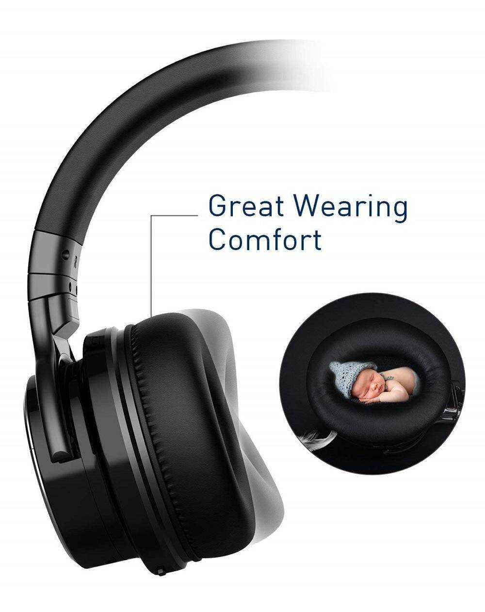 cowin e7 active noise cancelling bluetooth headphones with microphone hi