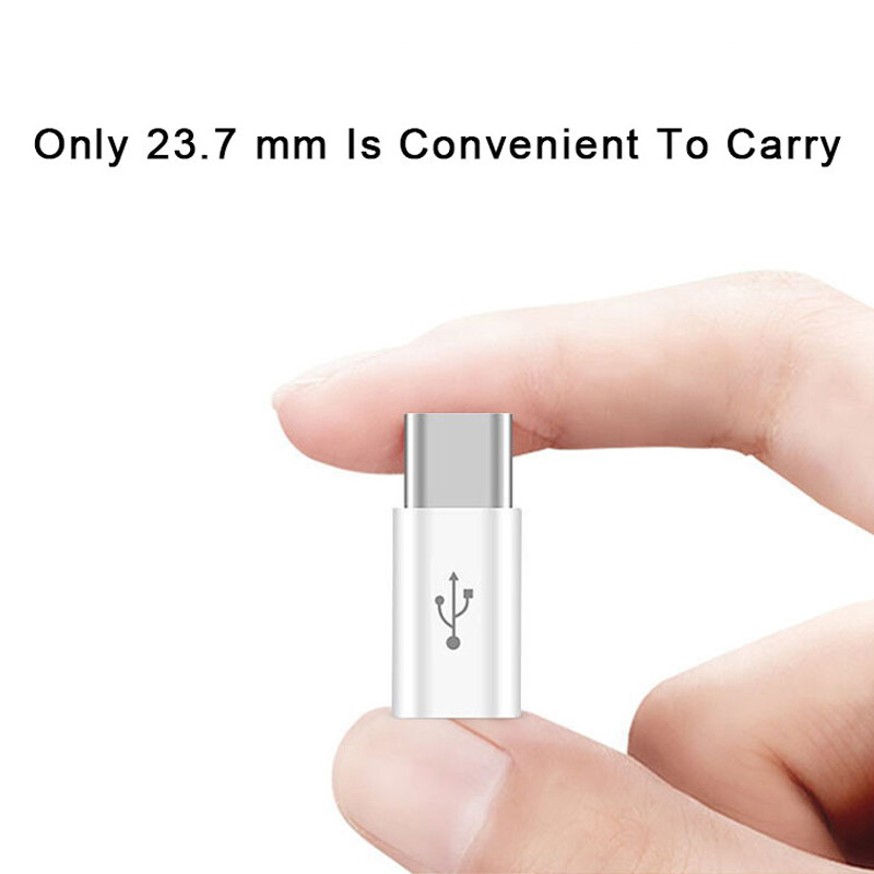 EL Stysle-Bộ Chuyển Đổi Từ Type C Sang Micro USB Bộ Chuyển Đổi TYPE-C Điện Thoại Thông Minh Android Bộ Chia Tách Tương Thích Truyền Dữ Liệu Sạc Cho Điện Thoại