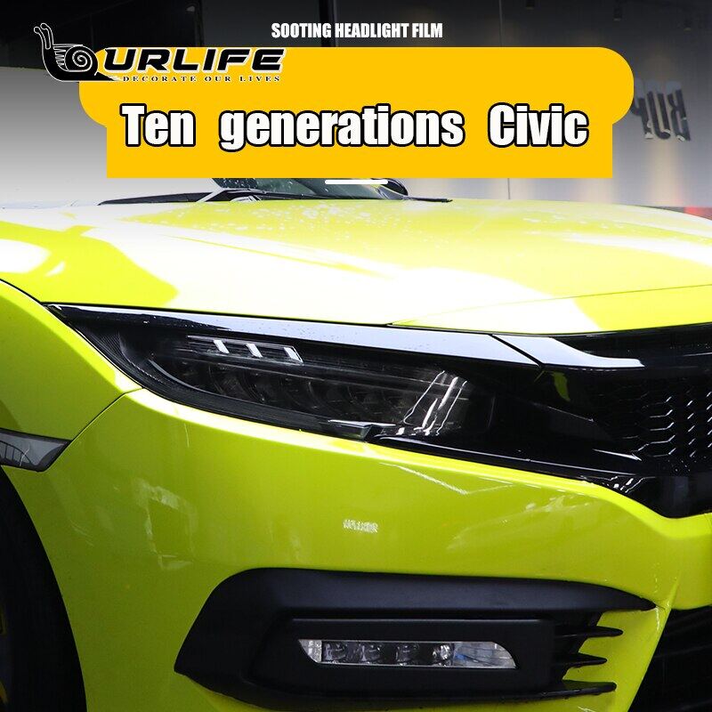 Front Headlamp Car Styling Sticker For Honda civic 10th Fc1 2016 to