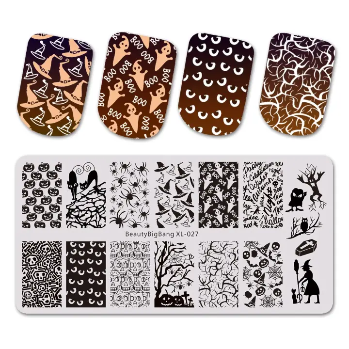 Beautybigbang Stamping Plates Tiger Zebra Leopard Print Animal Image Stainless Steel Stencil Nail Art Template Texture Xl 001 Lazada Ph