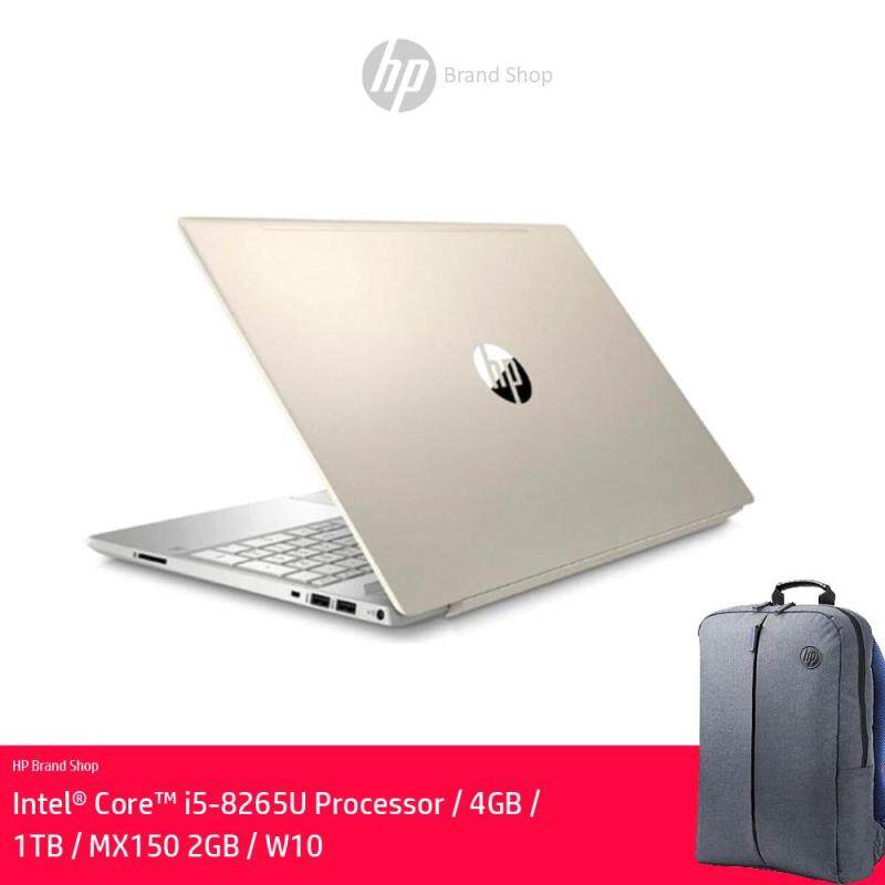 HP Pavilion 15-Cs1026TX 15.6 FHD Laptop Pale Gold ( I5-8265U, 4GB, 1TB, MX150 2GB, W10 )FREE Backpack + RM120 Headset(While Stock Last) Malaysia