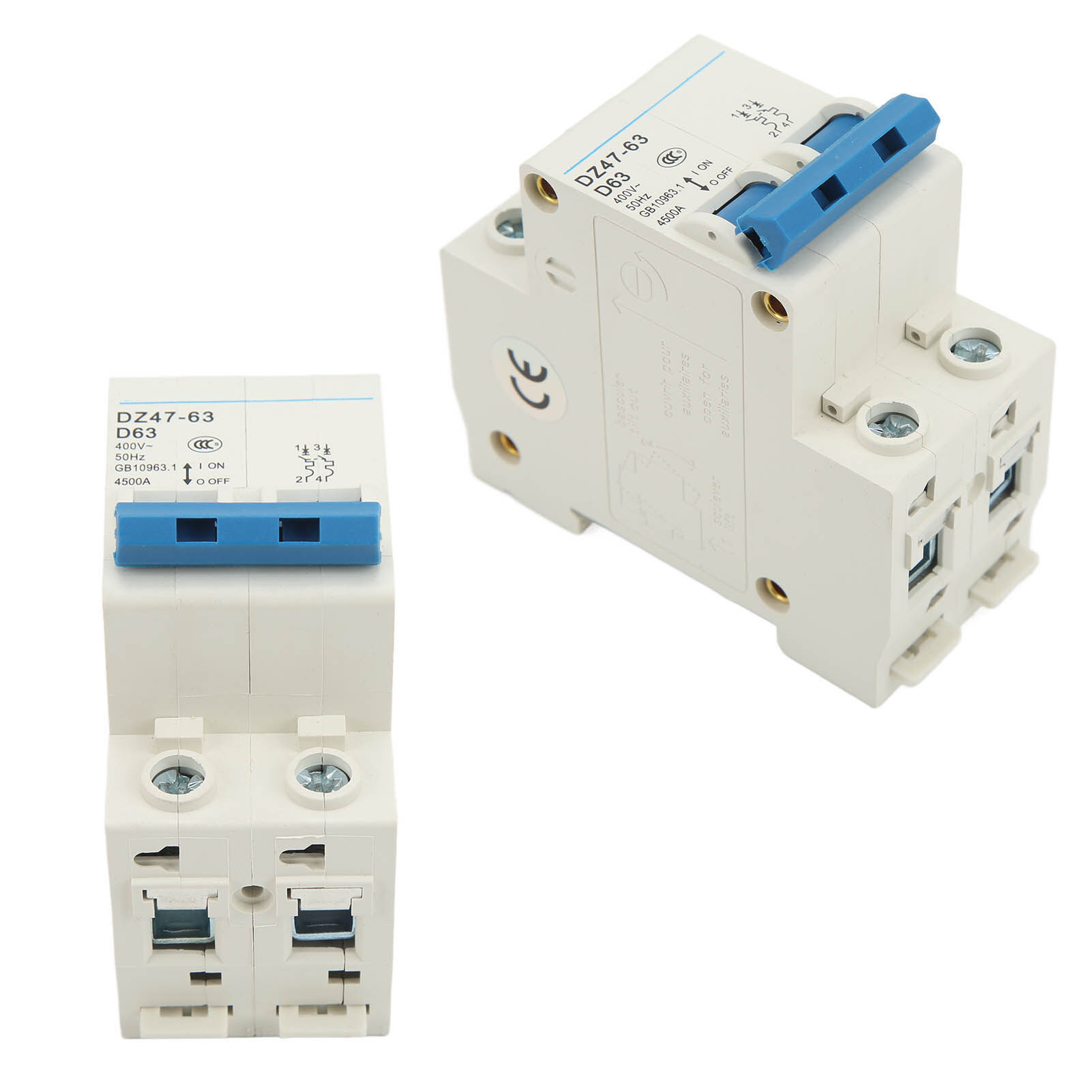 AC400V Miniature Circuit Breaker 2P 2Pole Solar Panel Energy Air Switch MCB