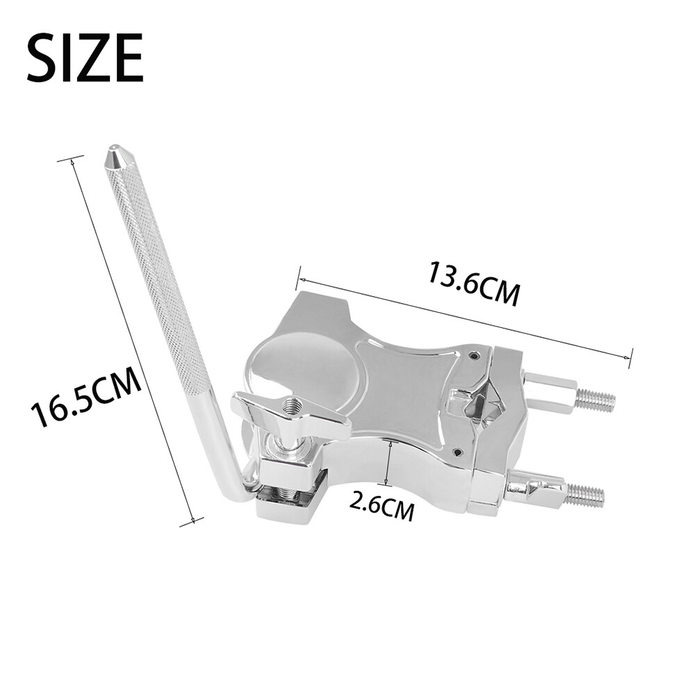 Có Thể Điều Chỉnh Tom Drum Gắn Bracket Extension Clip Nhạc Cụ Phụ Kiện Bracket Extension Clip Bracket Mở Rộng Clip