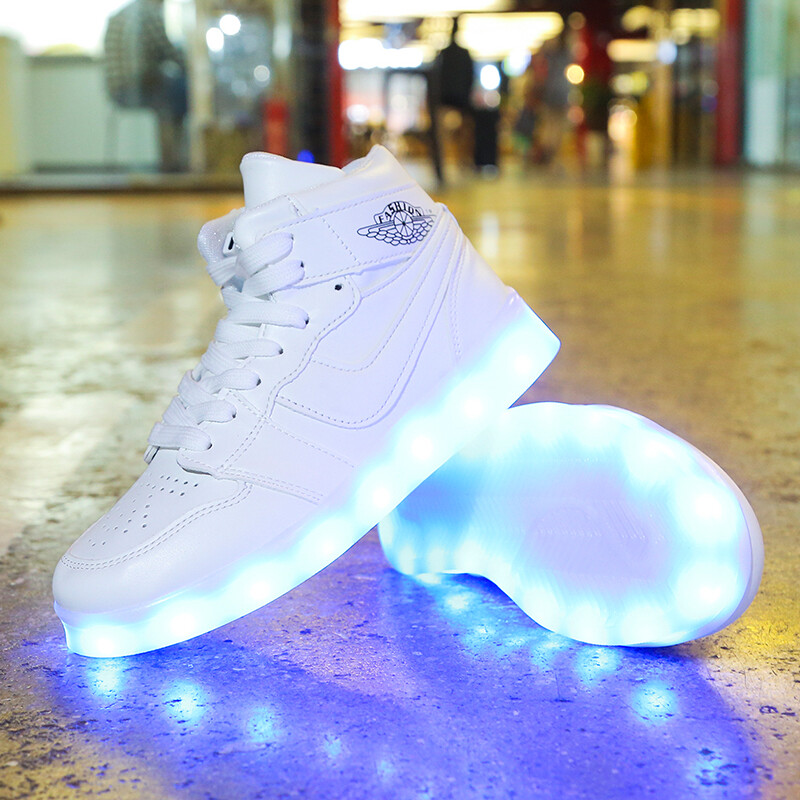 High Top Led Walk Light Up Shoes Light Up High Tops Led Light