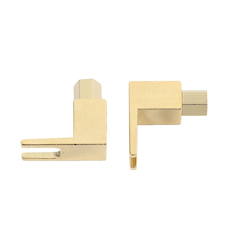 8 pcs total Hi-end Banana to Spade Adapter Plug/Speaker Cable Connector [Wy-yp01-8/Spade De L/8]
