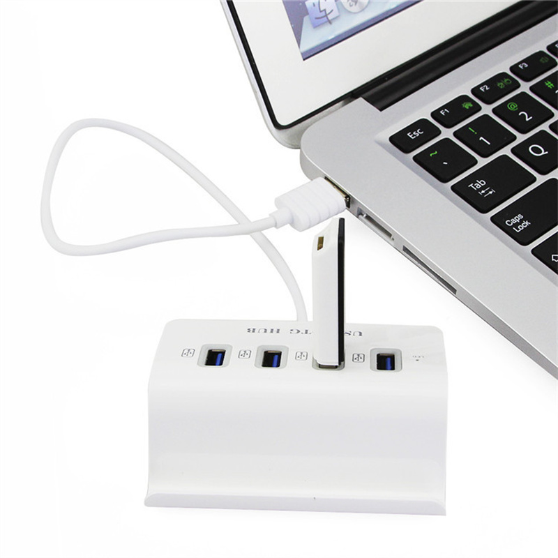 Bộ chuyển đổi cáp USB 2.0 OTG 4 cổng Hub Type C Hub Micro USB HUB mở rộng cho điện thoại thông minh, máy tính bảng có chức năng OTG
