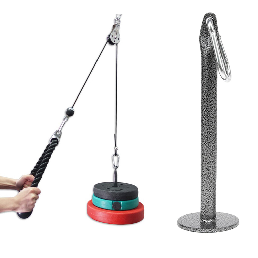 Flameer Steel Weight Plate Loading Pin Steel Workout Weights Lifting Holder Stand Rack