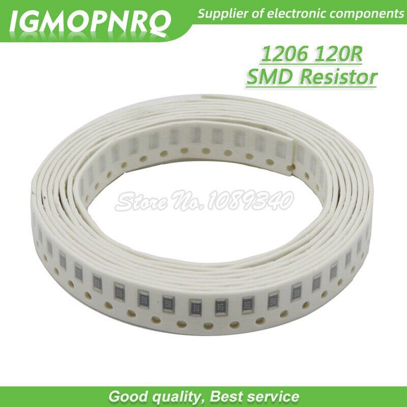 4.8mm×3.2mm NEW 100PCS 120 ohm Ω 121 1/2W 0.5W 5% SMD Chip Resistor 1812 4832