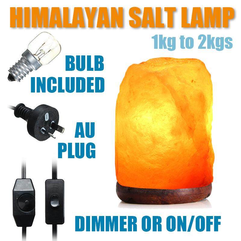 【Free Vận Chuyển + Đèn Flash Deal】 Himalaya Phát Sáng Chạm Khắc Tự Nhiên Pha Lê Muối Đèn Công Tắc Đèn Mờ 1-2Kgs