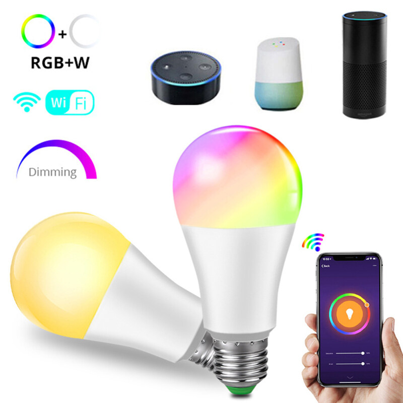 Bóng Đèn Thông Minh Bóng Đèn LED Bền BỈ MẠNH MẼ Đèn Pha Điều Khiển Từ Xa WIFI Để Trang Trí Tiệc Tại Nhà
