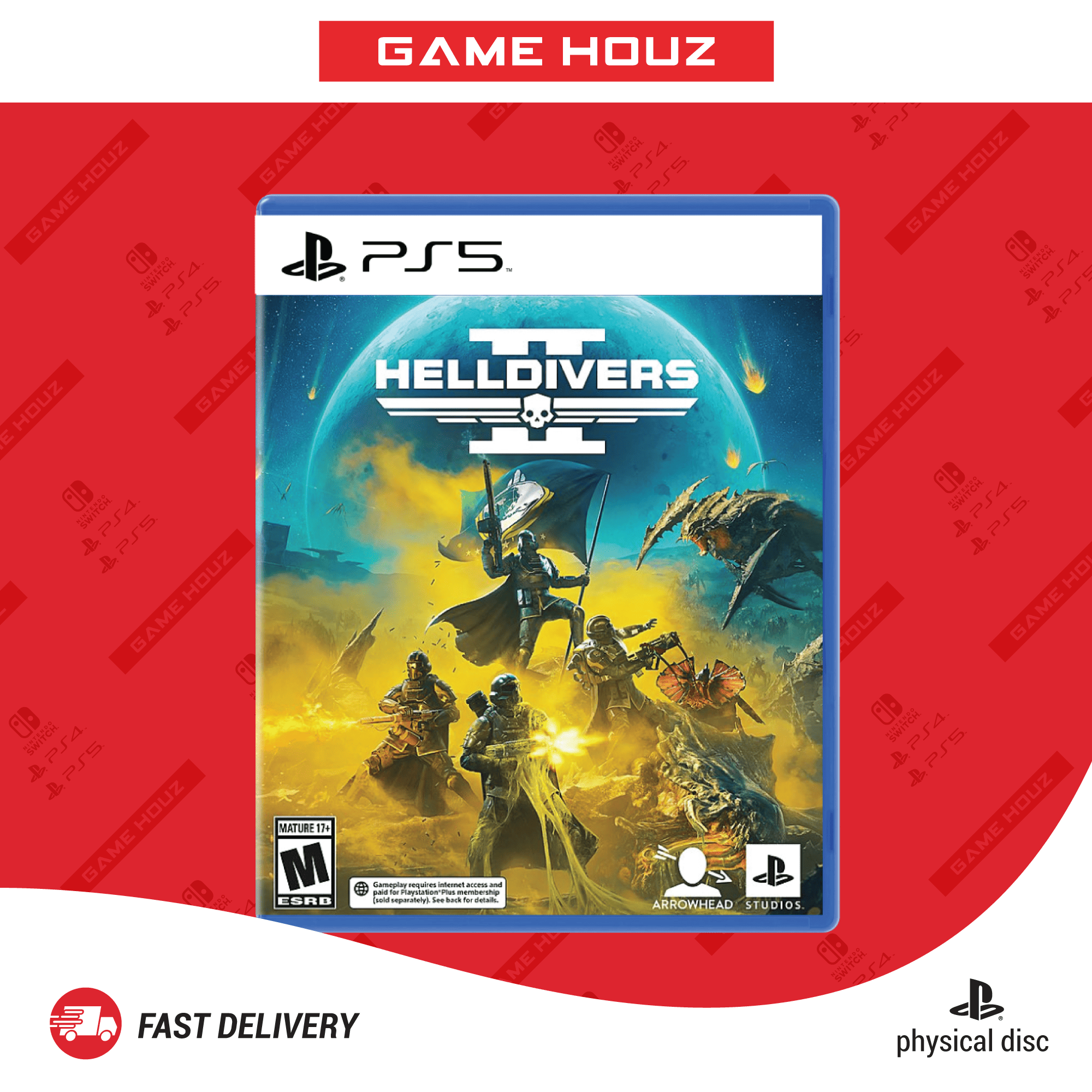 Ps5 Helldivers Ii New Lazada 8527