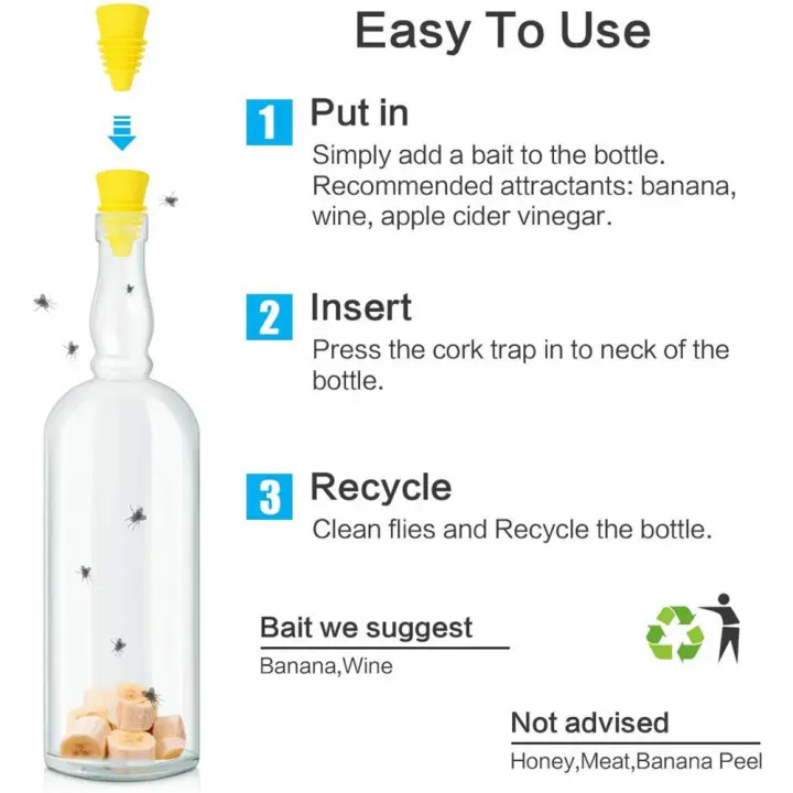 how to trap house flies