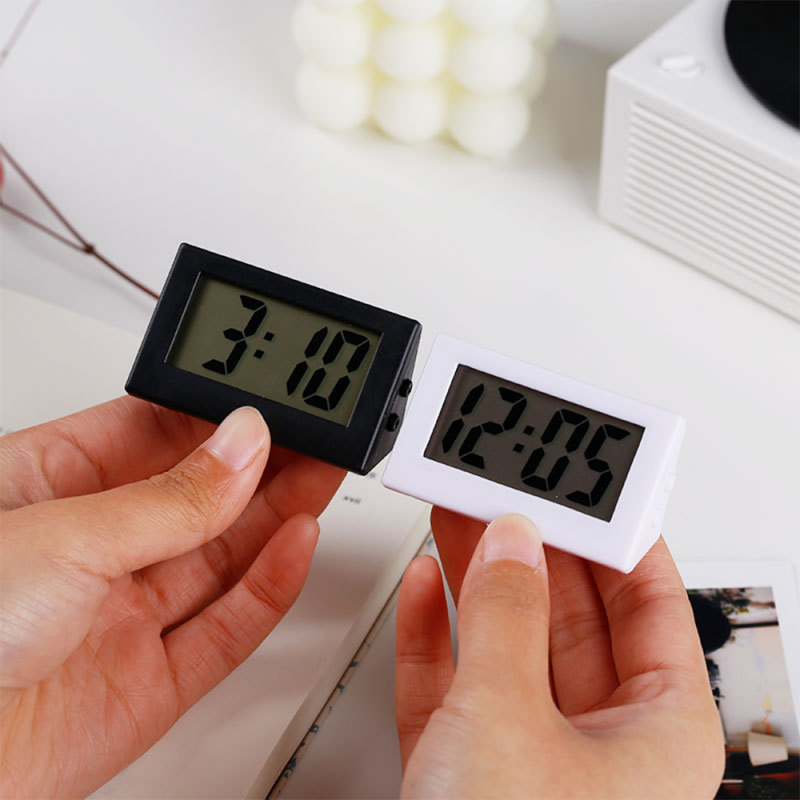 Mini Đồng Hồ Kỹ Thuật Số LED Cầm Tay Đồng Hồ Điện Tử Đa Chức Năng Đồng Hồ Điện Tử Cho Máy Tính Để Bàn Im Lặng Cho Văn Phòng Hiển Thị Thời Gian Đồng Hồ Để Bàn