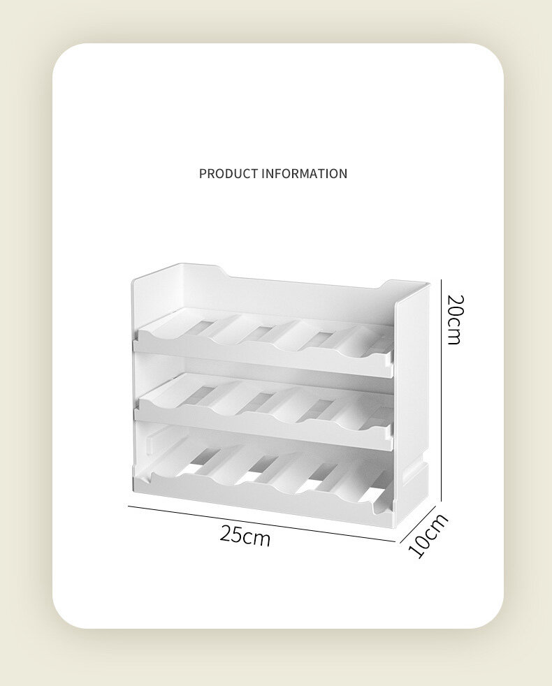 XINLANYASHE egg storage egg box egg storage refrigerator egg box 3 layer egg rack Save space, egg storage containers, 3-layer egg trays, egg shelves, refrigerators, egg holders to keep eggs fresh longer. Prevent bacteria, stackable, egg tray, egg panel, e