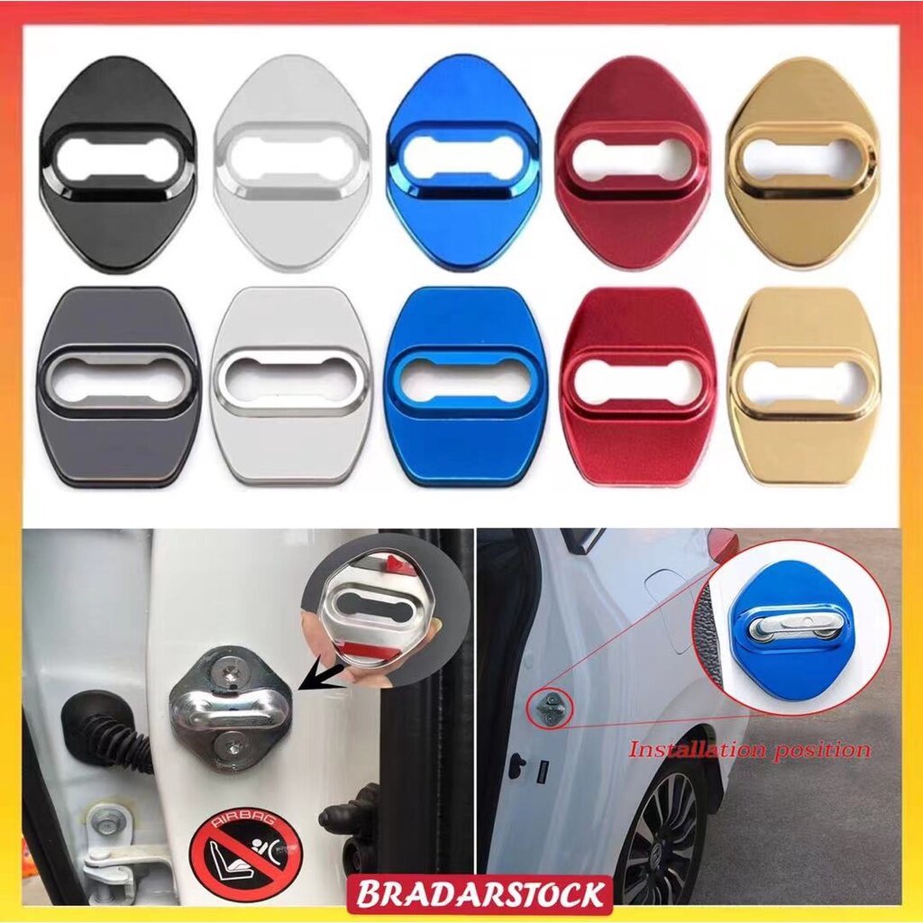 1pcs Perodua Door Lock Cover Protection Cover Myvi Aruz Bezza Axia Alza Kelisa Kancil Door Lock Cover Lazada