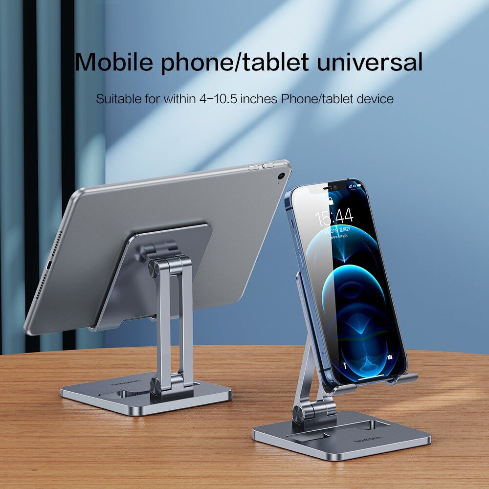 SmartDevil Giá Đỡ Điện Thoại Để Bàn Bằng Hợp Kim Nhôm Có Thể Gập Lại Máy Tính Bảng Đứng Giá Đỡ Điện Thoại Di Động, Đa-Góc Lên Và Xuống Có Thể Điều Chỉnh Phù Hợp Dành Cho Huawei 4-11 Inch Matepad Pro iPad Pro