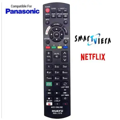 Universal remote control For Panasonic LCD/LED SMART TV RM-L1378 with NETFLIX button