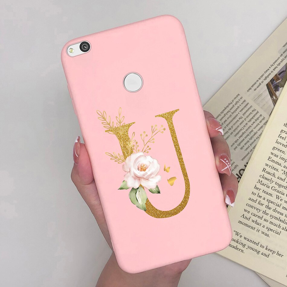 Casing For Honor 8 lite Huawei P9 Lite 2017 Fashion Labels Luxury Cute Silicon Flower Letters Back Cover Phone Casing for Huawei P8 Lite 2017 Honor 8 Lite Casing Bumper Bag Fashion Labels Lovely Matte Shell