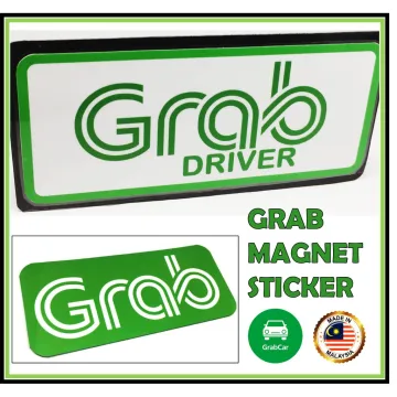 Beli Car Magnet Sticker Grab Pada Harga Terendah Lazada Com My