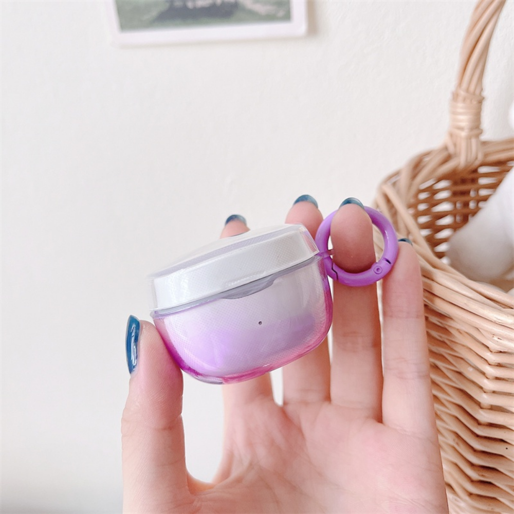 READY STOCK! For Baseus WM01 Case Macaron Gradient for Baseus WM01 Casing Soft Earphone Case Cover