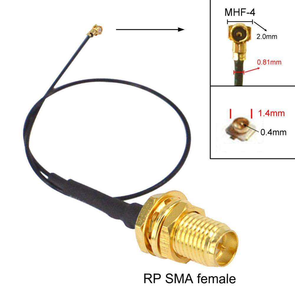 2ชิ้น/เซ็ตWireless IPEX MHF4สายอากาศWiFi Dual Bandแล็ปท็อปและแท็บเล็ต ...