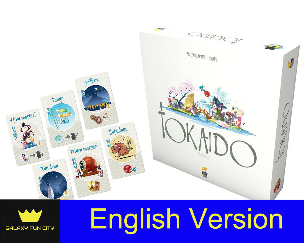【English】Tokaido Japan Board Game English Version/ Family Game/ Fun