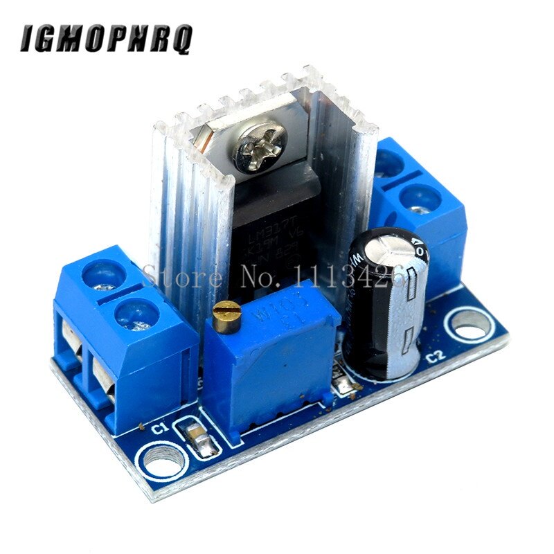 LM317 DC-DC Converter Buck Step Down Circuit Board Module Linear Regulator LM317 Adjustable Voltage Regulator Power Supply