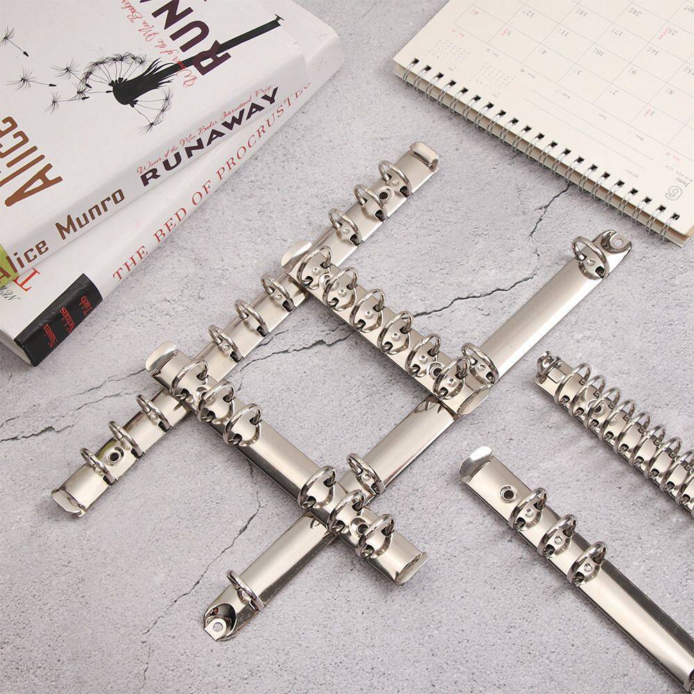 A5/A6/A7 New Metal Accessory DIY Notepad Ring Binder Loose-leaf File Folder Binder Clip Notebook Binding Hoops