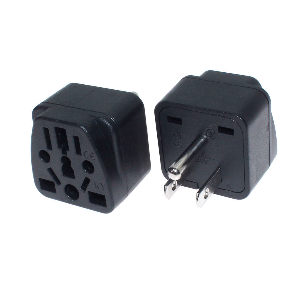 US Thailand Plug Type B Travel Adapter Worldwide Universal US UK EU to America Canada Power