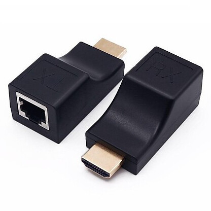 Nối dài hdmi chuẩn 4k bằng dây lan 30m 4k hd extender 30m