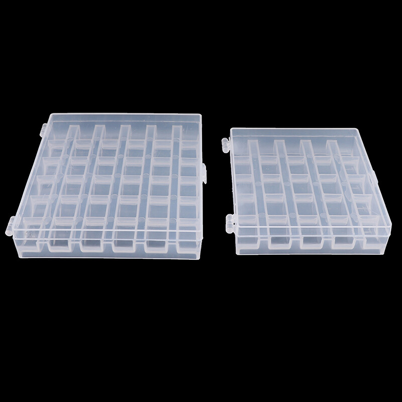 Lofow 25/36 Spools Bobbins Sewing Machine Empty Bobbin Case Organizer Storage Box