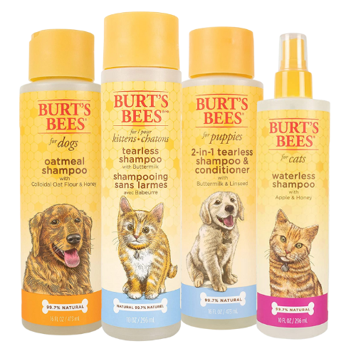 Can i use burt's shop bees dog shampoo on cats