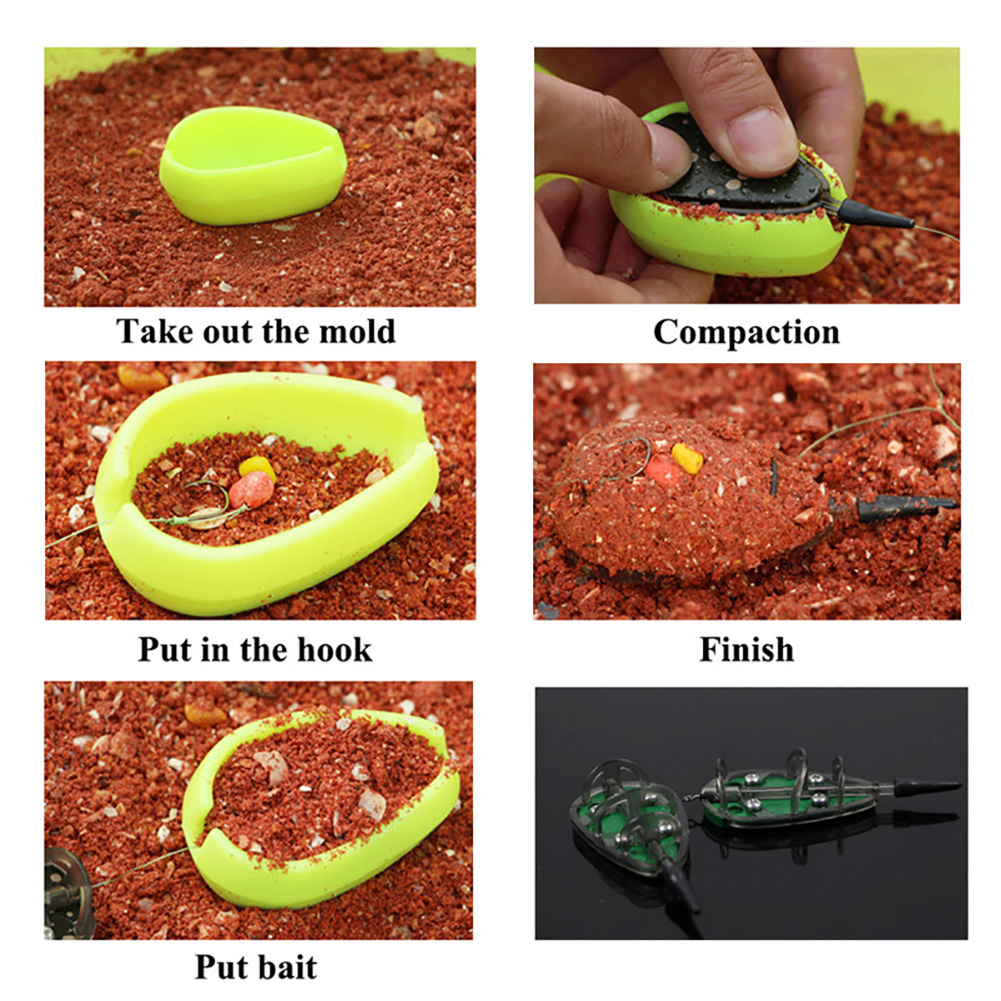 Honrane Fish Lure Quick Release Mould Fishing Carp Terminal Tackle Method Feeder Set Tool