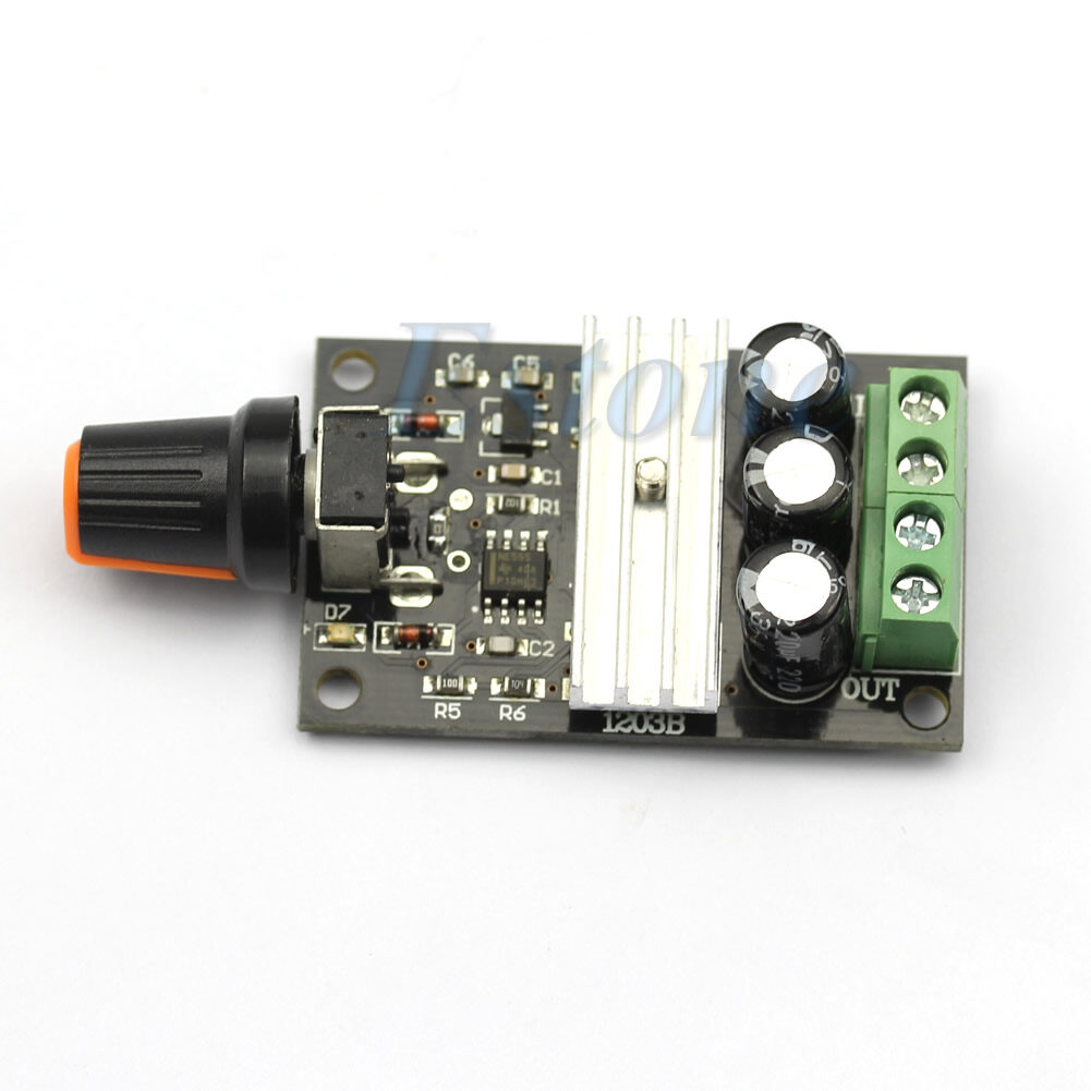 Top Quality DC 6V 12V 24V 28V 3A PWM Motor Speed Control Switch Controller