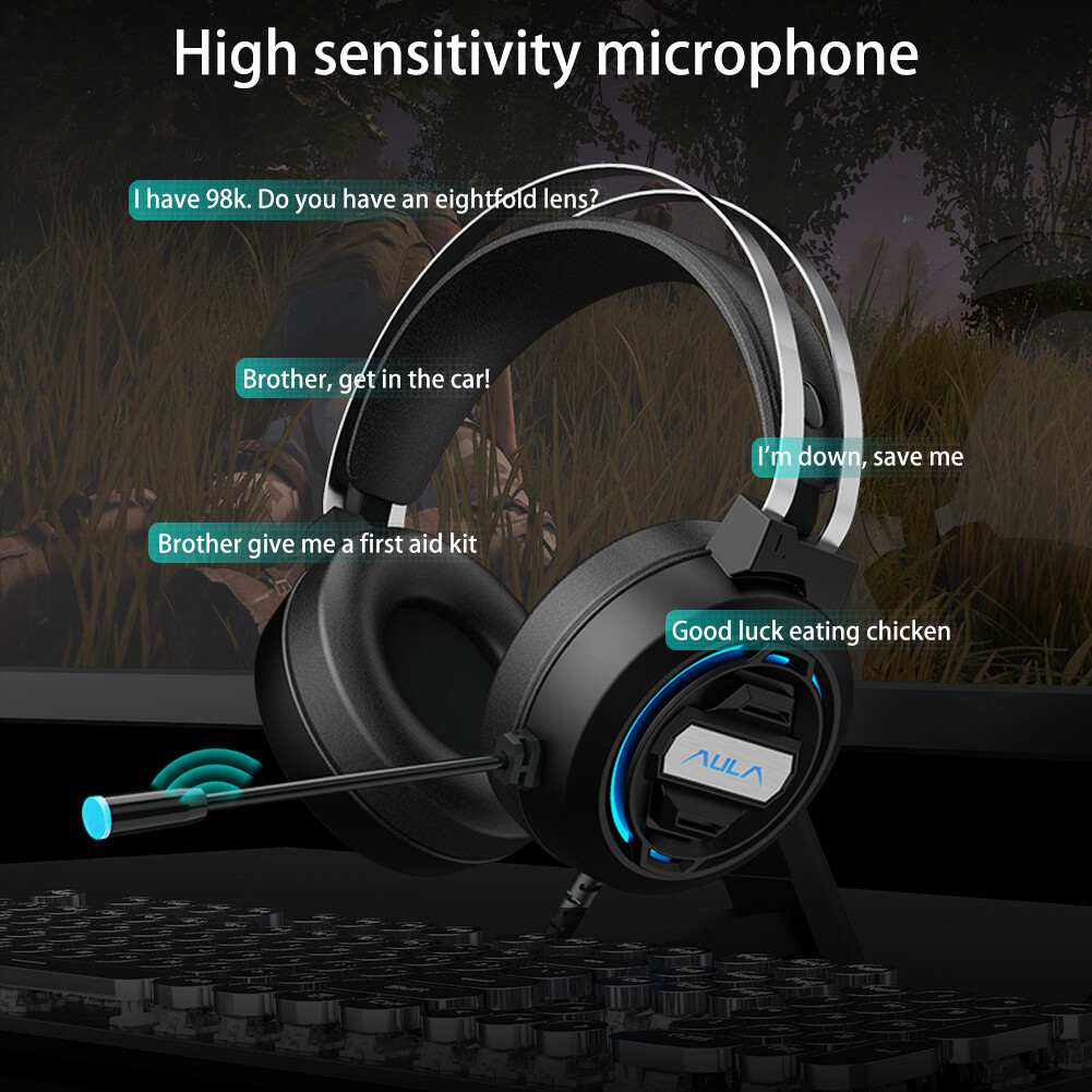 AULA S603 Gaming Headset Computer 