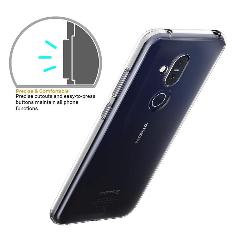 Ốp Lưng Silicon Trong Suốt Cho Nokia X7, Ốp Lưng Nokia 8.1