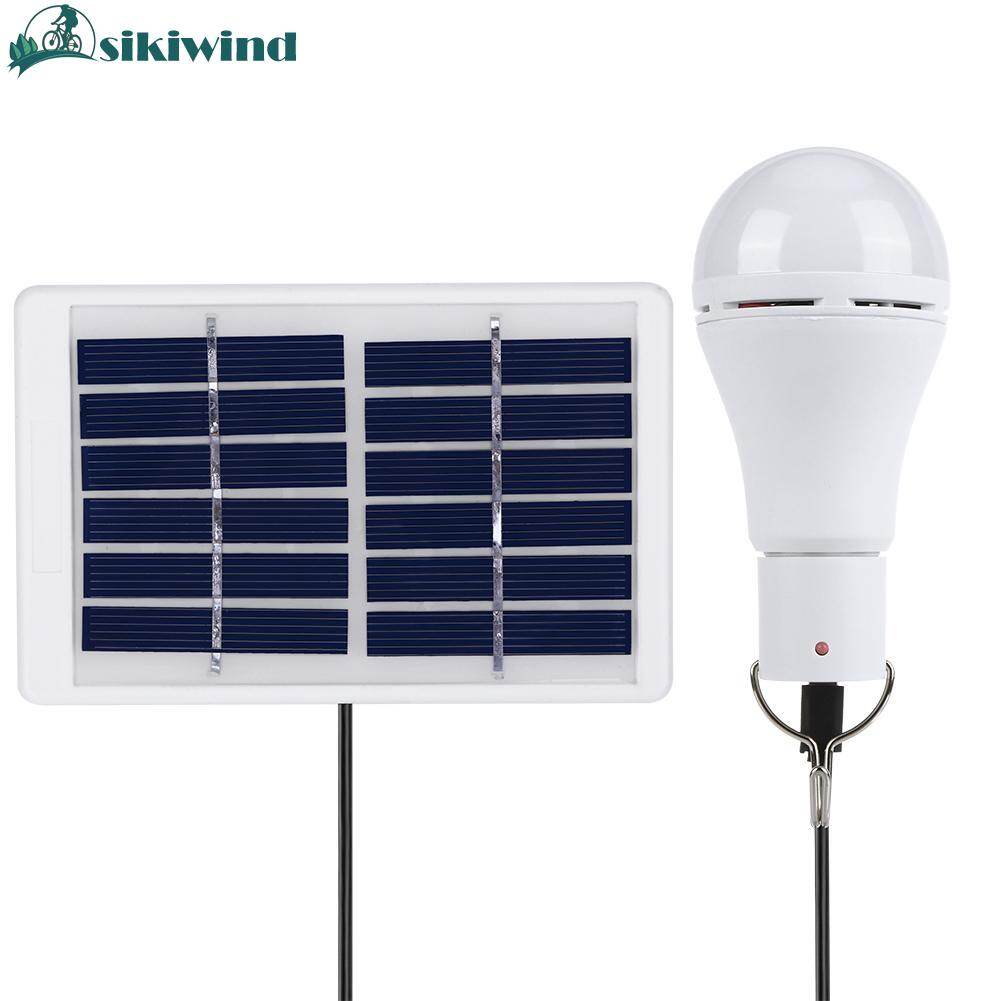 【Sikiwind】 5 Modes 20 COB LED Solar Light USB Rechargeable Energy Bulb Camping Lamp